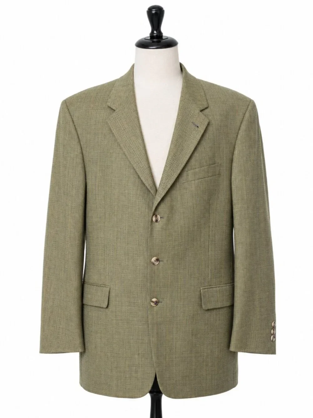 Austin Reed London Pure New Wool Houndstooth Sport Coat Blazer Men’s 44R
